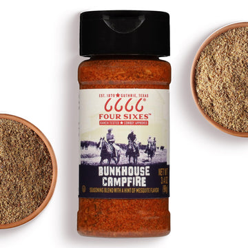 FOUR SIXES Campfire Seasoning, 3.4 Ounce, Model 1179890