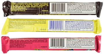 Charleston Chew Chewy Nougat Candy 3 Flavor 9 Bar Variety Bundle