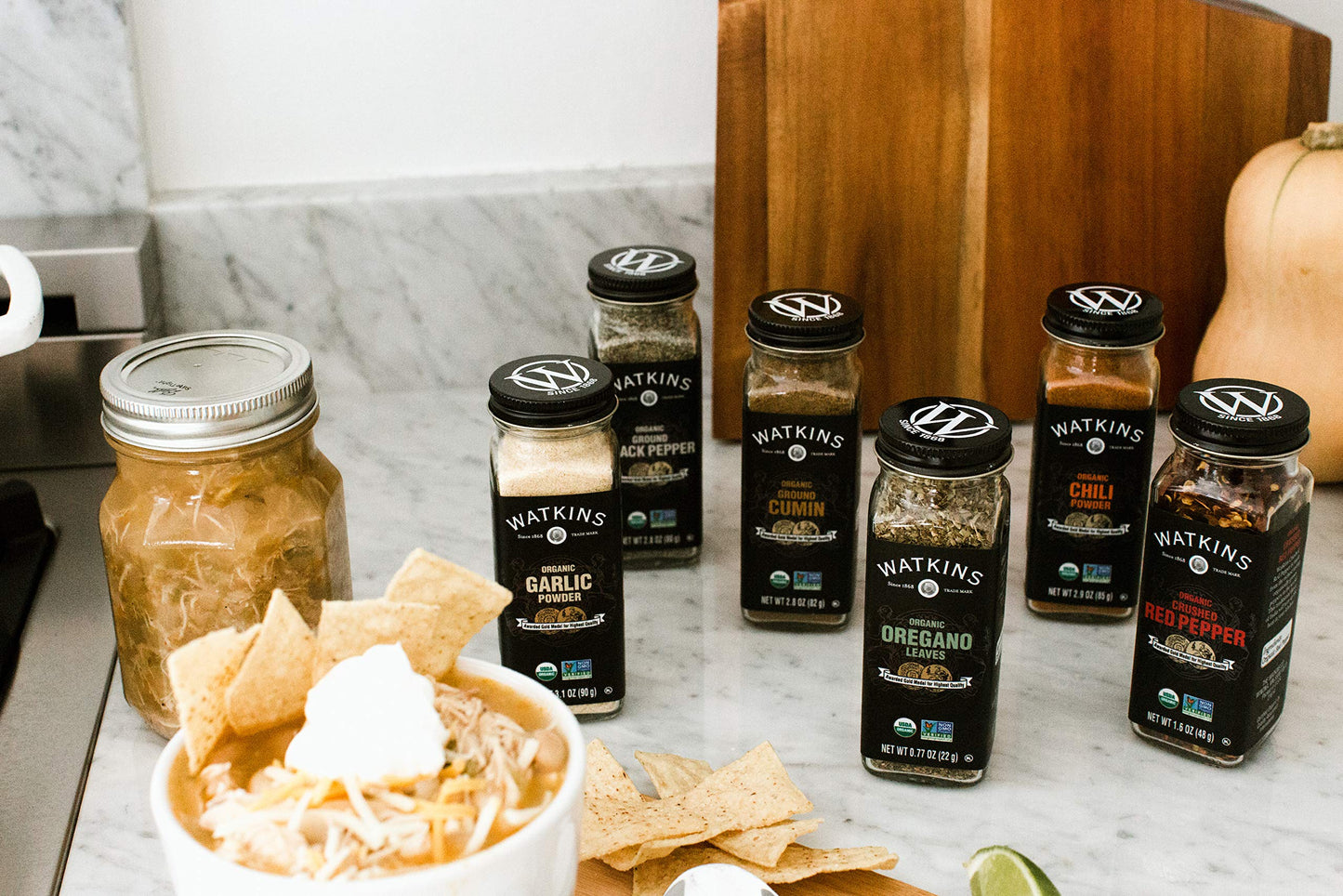 Watkins Gourmet Organic Ground Cumin Spice Jar, 2.8 Ounce, Pack of 3, 3 Count