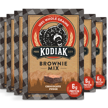 Kodiak Cakes Chocolate Fudge Brownie Mix, 14.8 Ounce Boxes (Pack Of 6)