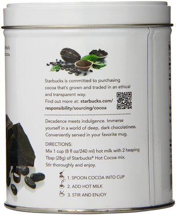 Starbucks Hot Cocoa, Double Chocolate, 7 Ounce