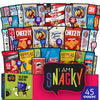 I Am Snacky - Halloween Trick Or Treats Snack Box Care Package + Greeting Card - Snacky'S Festive Faves (45 Count) Birthday Swee
