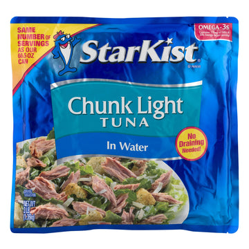StarKist Chunk Light Tuna in Water - 48 oz Pouch (Pack of 6)