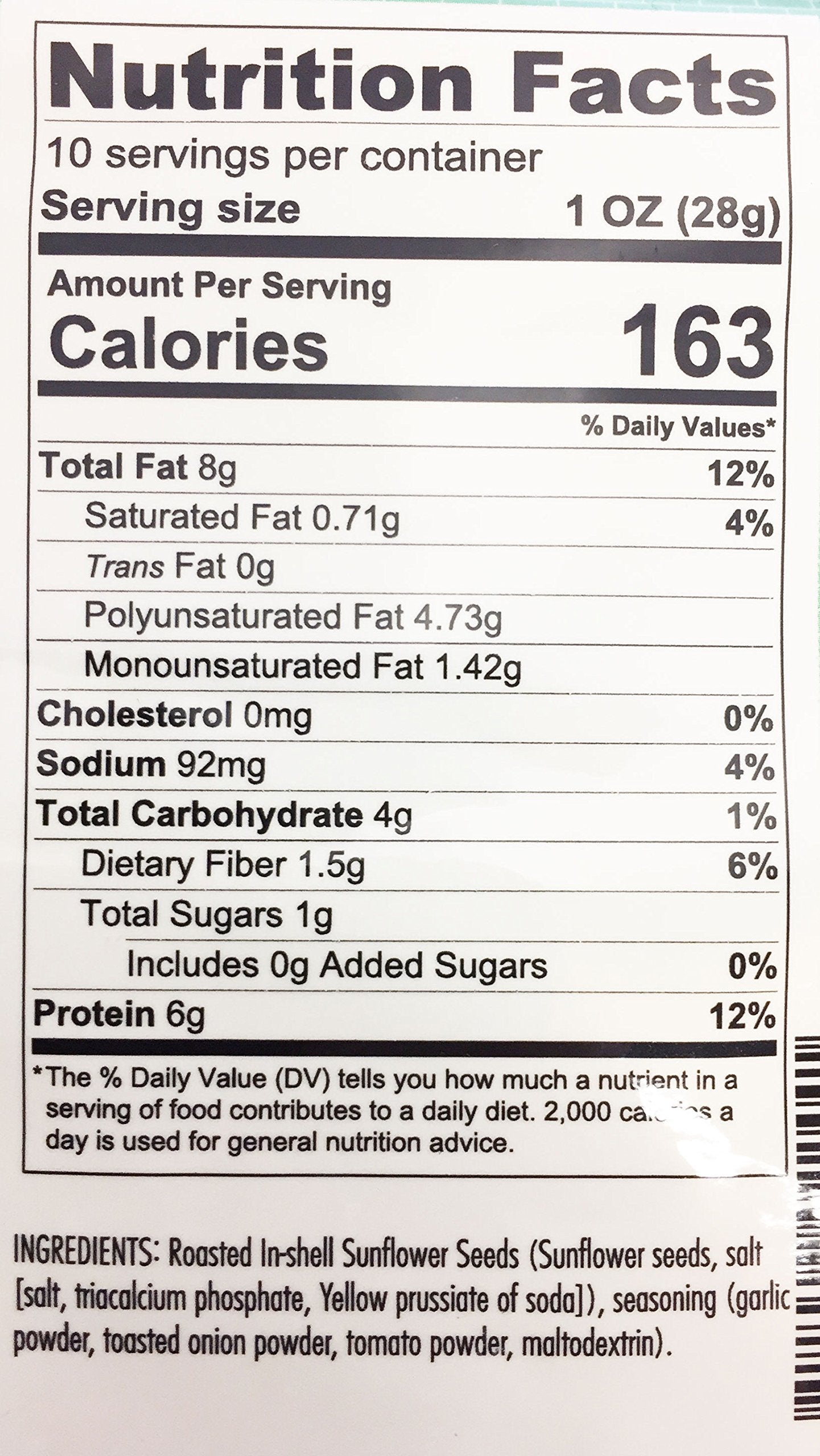 Bricktown Goods Roasted Garlic Flavored Sunflower Seeds - 3 Pack - Boldly Seasoned And Roasted In-Shell Sunflower Seeds - 24 Oz