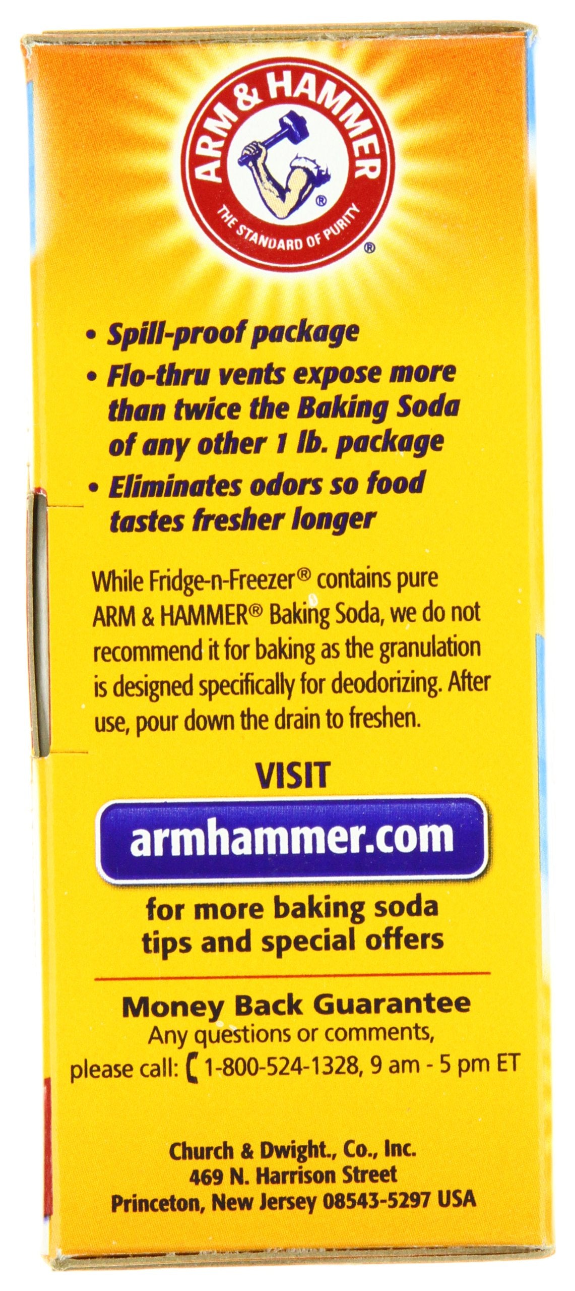 Arm & Hammer Baking Soda Fridge Freezer Package, 16-Ounce Boxes (Pack of 12)