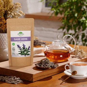 50 Bags Dried Sage Herb Herbs Tea (Salvia Officinalis) - 50 Count Tea Bags Salvia Sage