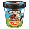 Ben & Jerrys Half Baked Chocolate & Vanilla Ice Cream Pint Non-GMO 16 oz