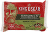 King Oscar Sardines in Extra Virgin Olive Oil with Spicy Cracked Pepper, Single Layer, 3.75 Ounce (Pack of 12)