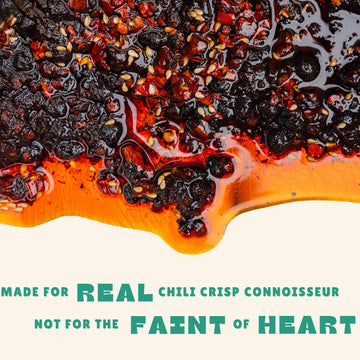 Guiz Authentic Guizhou Chili Crisp Oil, Umami Heat, No Preservatives, Non-Gmo (Black Fermented Beans, Pack Of 1, 8.11 Oz)