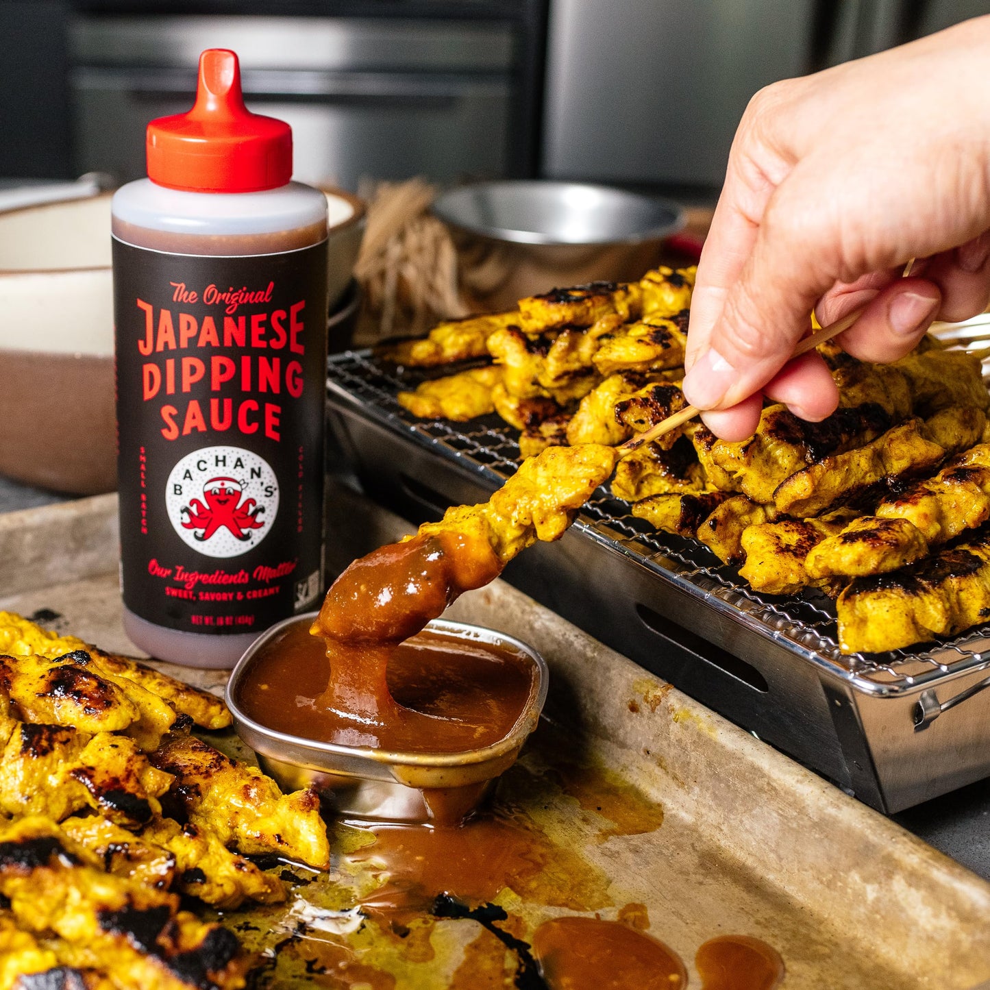 Bachans - Japanese Dipping Sauce - The Original, 16 Oz, Small Batch, Non GMO, No Preservatives, No Nut, No Dairy, Vegan and BPA