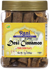 Rani Desi (Dalchini) Flat Cinnamon 7Oz (200G) Pet Jar ~ All Natural | Vegan | Gluten Friendly | Non-Gmo | Kosher | Indian Origin