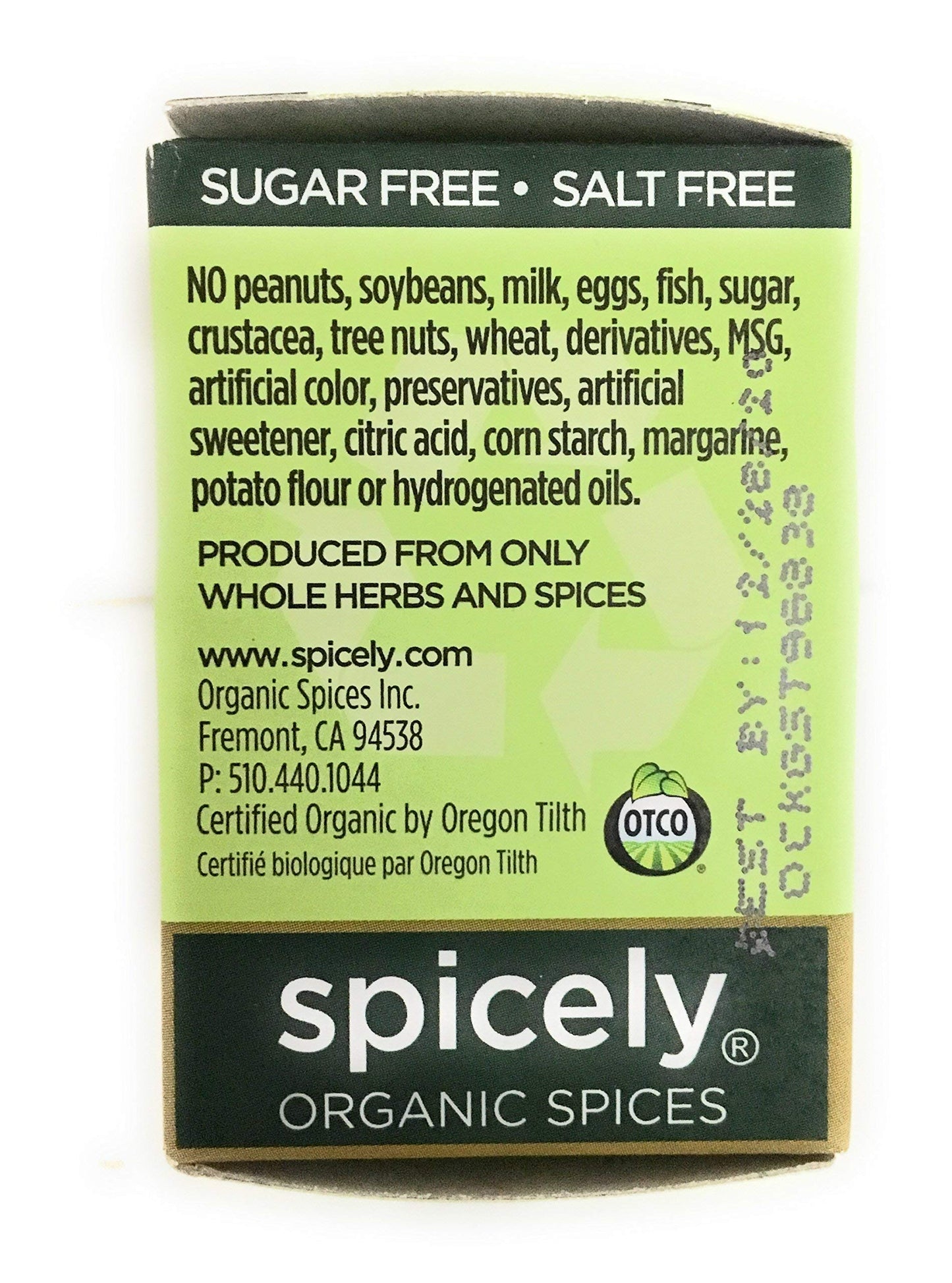 Spicely, Cinnamon Ground Organic, 0.45 Ounce