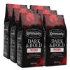 Community Coffee Dark & Bold Intense Blend 72 Ounces, Dark Roast Ground Coffee, 12 Ounce Bag (Pack Of 6)