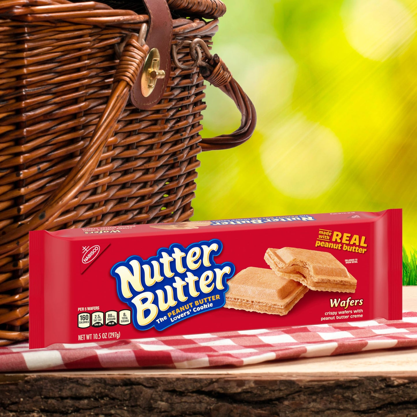 Nutter Butter Peanut Butter Wafer Cookies, 12 - 10.5 Oz Packs