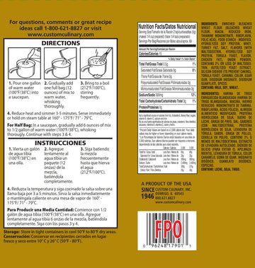 Custom Culinary Panroast Gravy Mix, Turkey, 12 Ounce