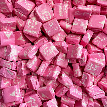 All Pink Strawberry Chewy Candy, 1 LB (Approx. 90 Pieces) Bulk Bag - Pink Individually Wrapped Candy, Perfect for Parties, Event