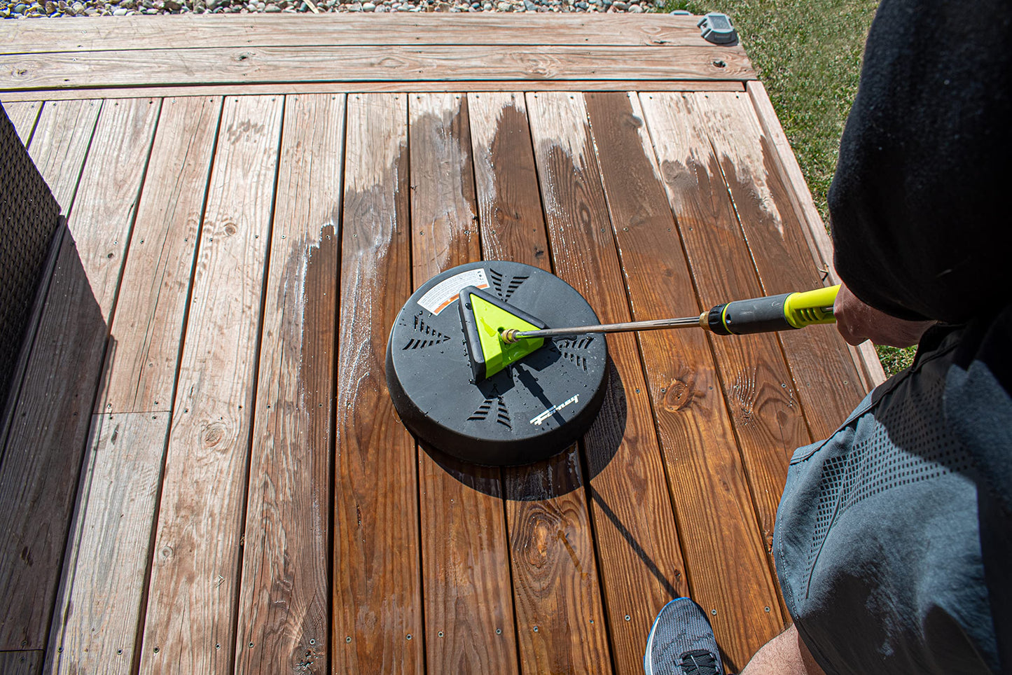 Forney 75171 Surface Cleaner 16 Outflow Surface X 14 Plug Black And Green