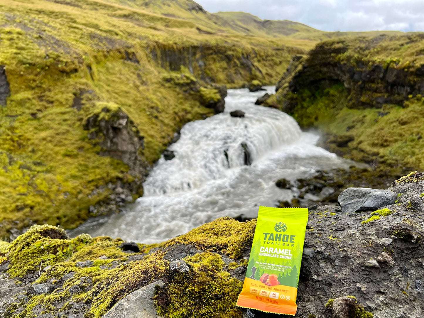 Tahoe Trail Bar, Plant-Based Natural Energy Bar (1.94 Ounce Protein Bar, 12 Count) High Protein Non-GMO, Gluten Free, Vegan Heal