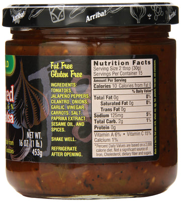Arriba! Mild Red Salsa, 16-Ounce Glass (Pack of 6)