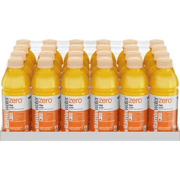 Vitaminwater Zero Rise, Electrolyte Enhanced Water W/ Vitamins, Orange Drinks, 20 Fl Oz, 24 Pack