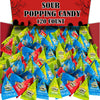 Popping Candy Bulk Assortment 120 Count Individually Wrapped Fun Size Packs of Sour Candy 3 Assorted Fruit Flavors Popping Rocks Variety Pack Party Bag Favors for Kids