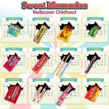 Retro Candy Yum ~1973 Vintage Candy Box With 30 Kinds Of 1970S Retro Candy - Perfect 51St Birthday Gifts For Women & Men Celebra