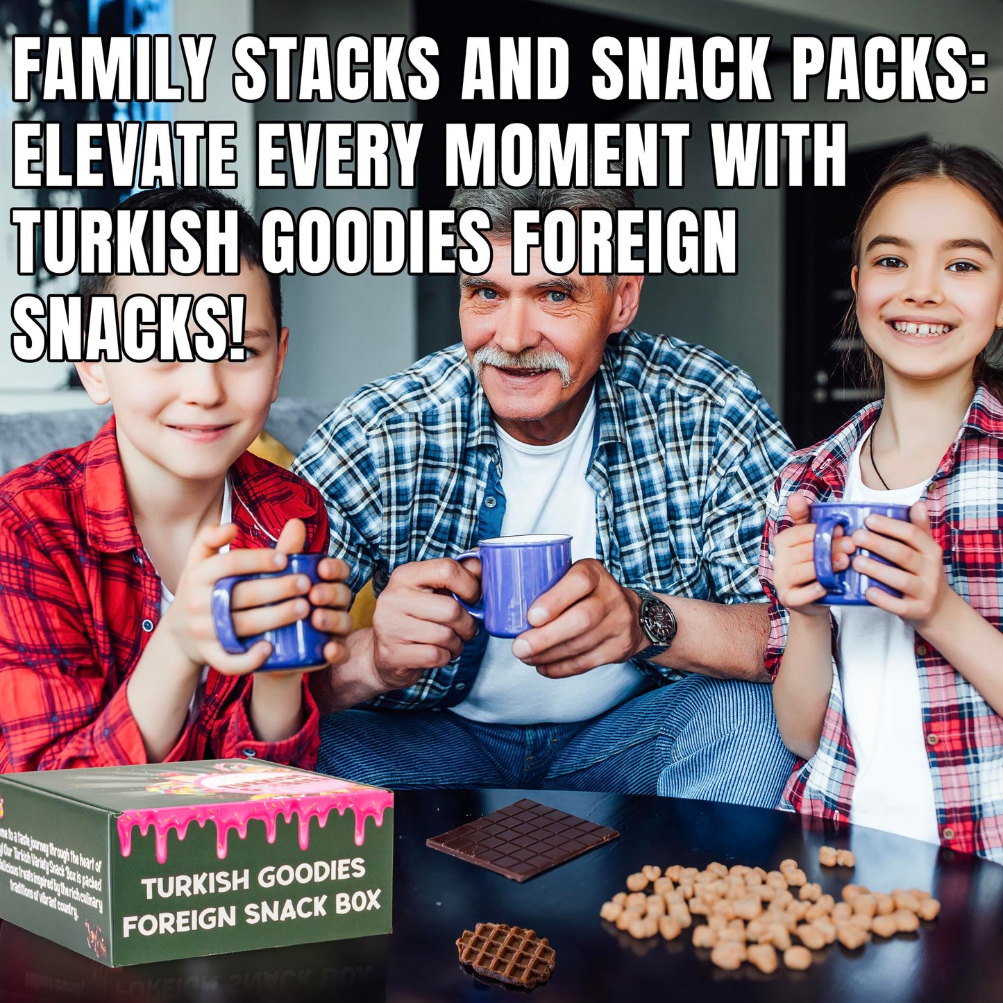 Turkish Goodies Snack Box - Snack From Around The World Box - Exotic Foreign Snacks & Candy - International Snack Box for Colleg