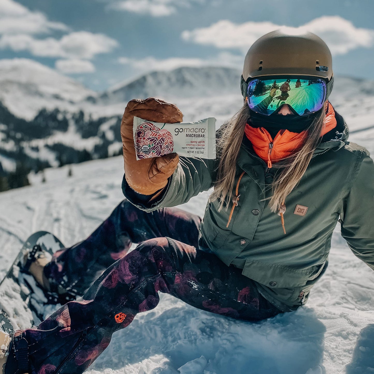 Gomacro Macrobar Organic Vegan Snack Bars Cherries + Berries 2 Ounce Bars (Pack Of 12)