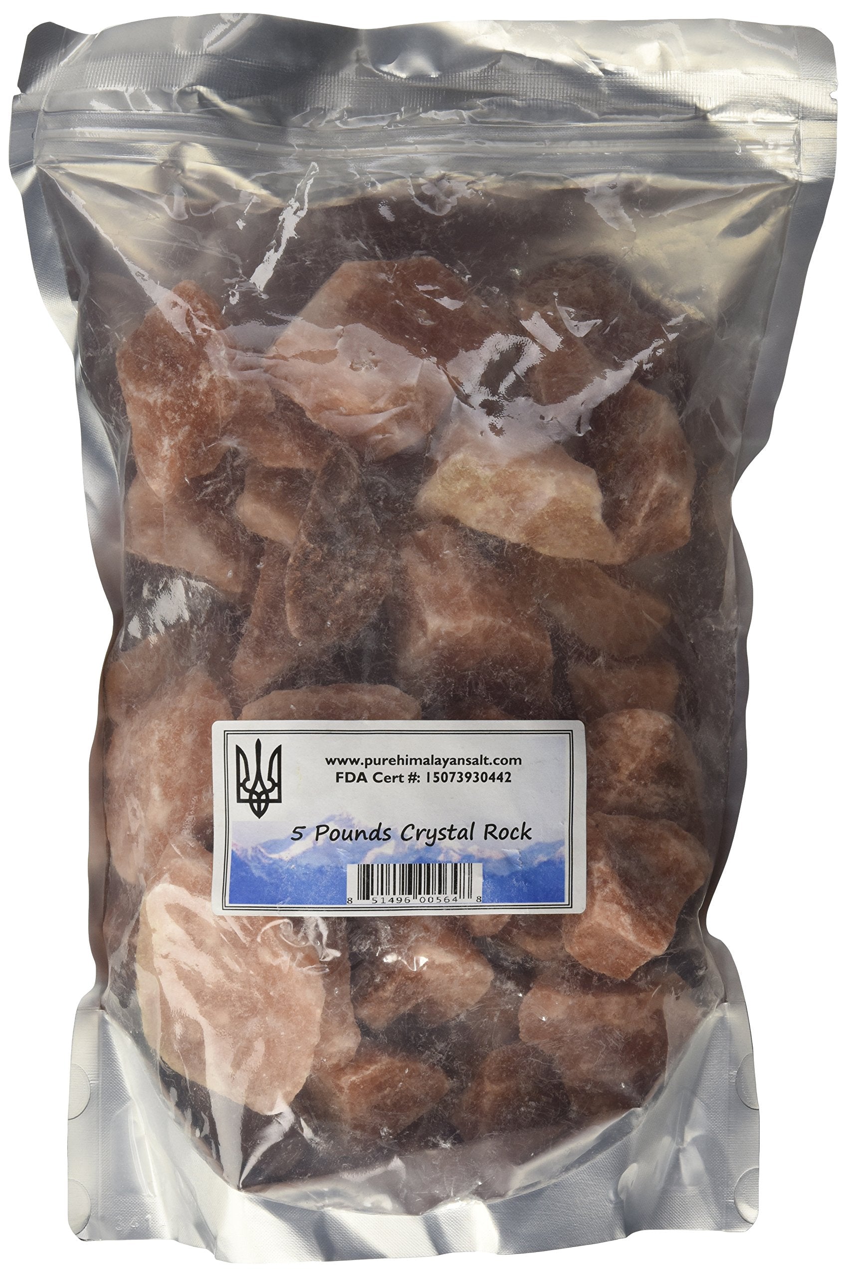 Pure Himalayan Crystal Salt Rocks 2-4 Inches 5 Pounds 100% Organic No Additives