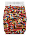 Yummy Chew Twix Chocolate Candy Bars - Fun Size Twix Candy Bars - Individually Wrapped Bulk Twix Chocolate Bars - Twix Caramel Milk Chocolate Cookie Bars - Bulk Candy Bag (Pack of 65)