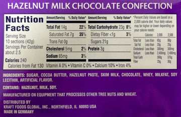 Worlds Best Milka Chocolate - Noisette, 10 Bars
