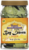 Rani Bay Leaf (Leaves) Whole Spice Hand Selected Extra Large 3.5Oz (100G) Pet Jar ~ All Natural | Gluten Friendly | Non-Gmo | Kosher | Vegan | Indian Origin (Tej Patta)