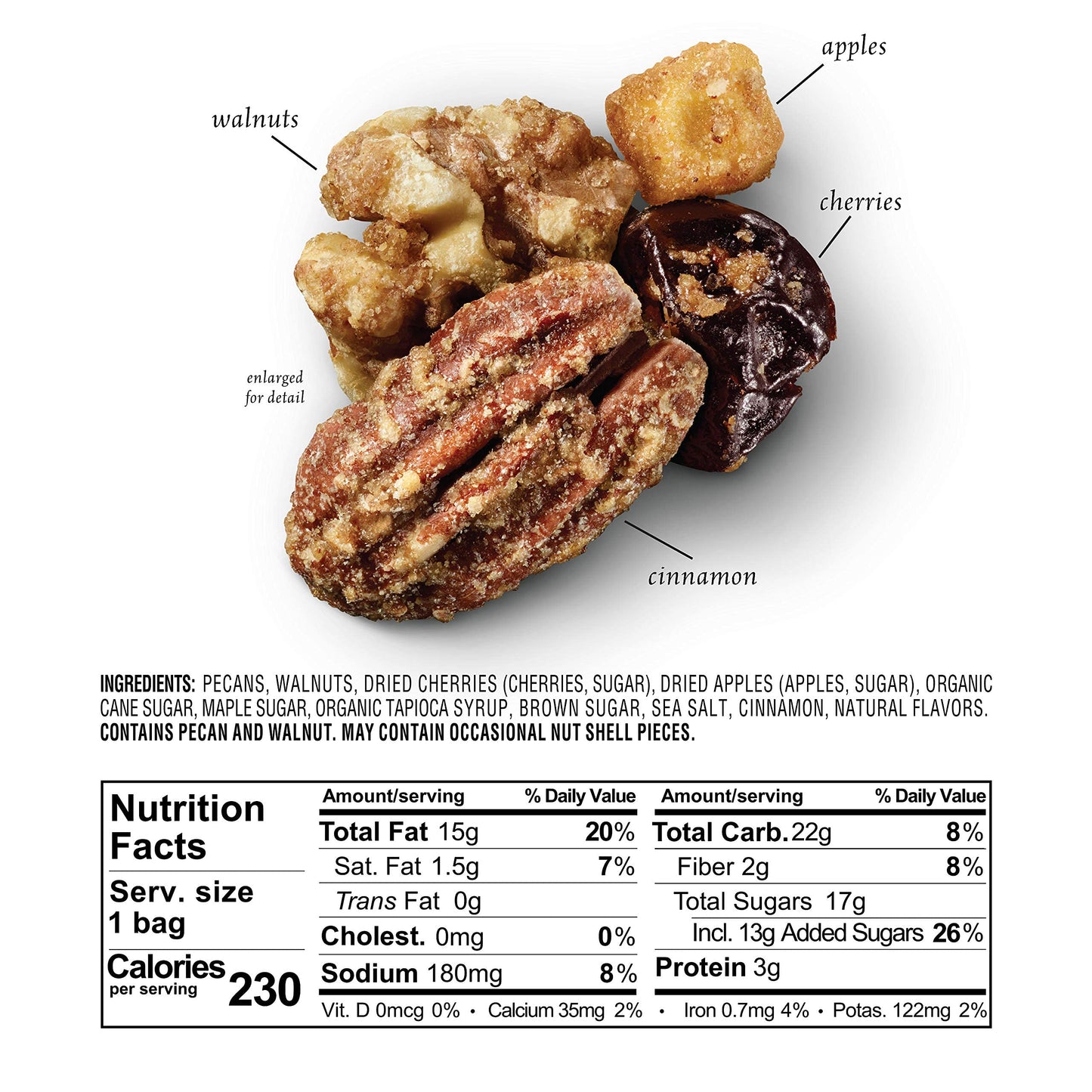 Sahale Snacks Maple Pecans Glazed Mix, 1.5 Ounces (Pack of 18)
