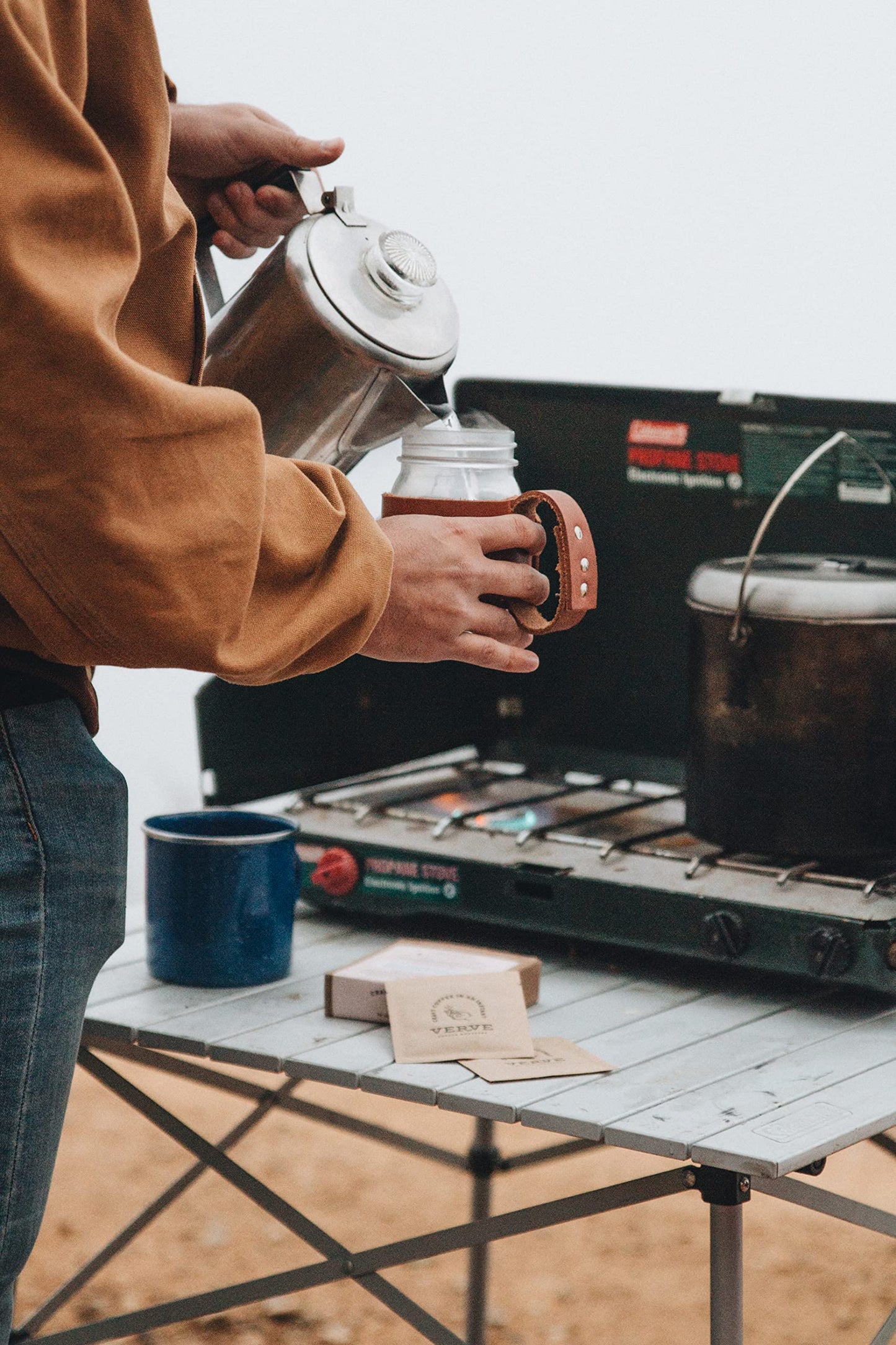 Verve Coffee Roasters Craft Instant Coffee Buena Vista Blend | Dark Roast, Ground, Hand-Roasted | Colombian Blend | Enjoy Hot Or