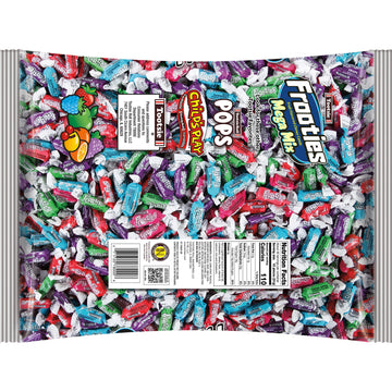 Frooties Mega Mix - 450 Pieces Assorted Fruit Flavor Chewy Candy - Over 3 Lb. Bag Of Bulk Treats - 50.06 Oz