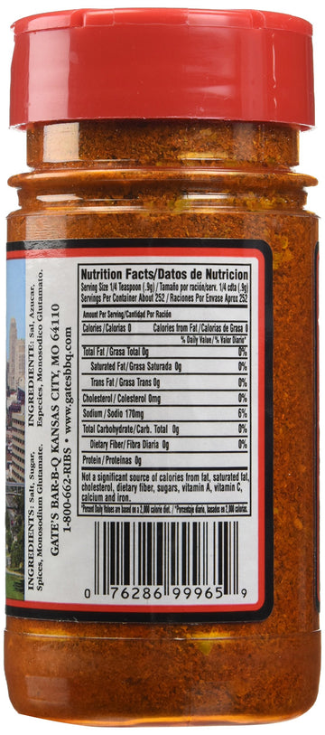 Gates Hot-N-Spicy Seasoning & Marinade, 6 Ounce, Navy Packaging