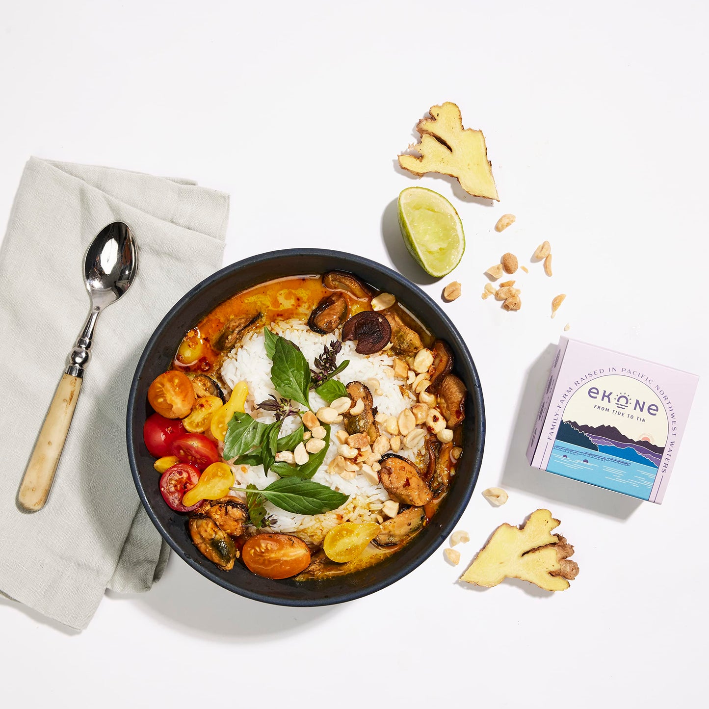 Ekone Premium Tinned Seafood Sampler, Smoked Oysters & Mussels, 4 Pack, Farm Raised, Canned in Washington State