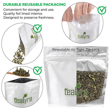 Tealyra - Tie Guan Yin - Oolong Loose Leaf Tea - Iron Goddess Of Mercy - Healing Properties - Best Chinese Oolong - 220G (8-Ounc