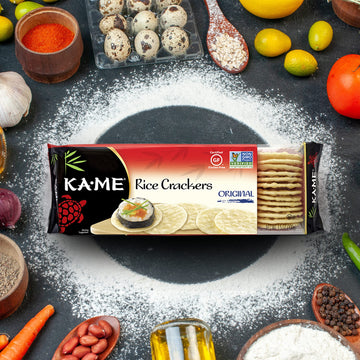 Ka-Me Gluten Free Rice Crackers, Original, 3.5 Ounce (Pack Of 12), 42 Ounce