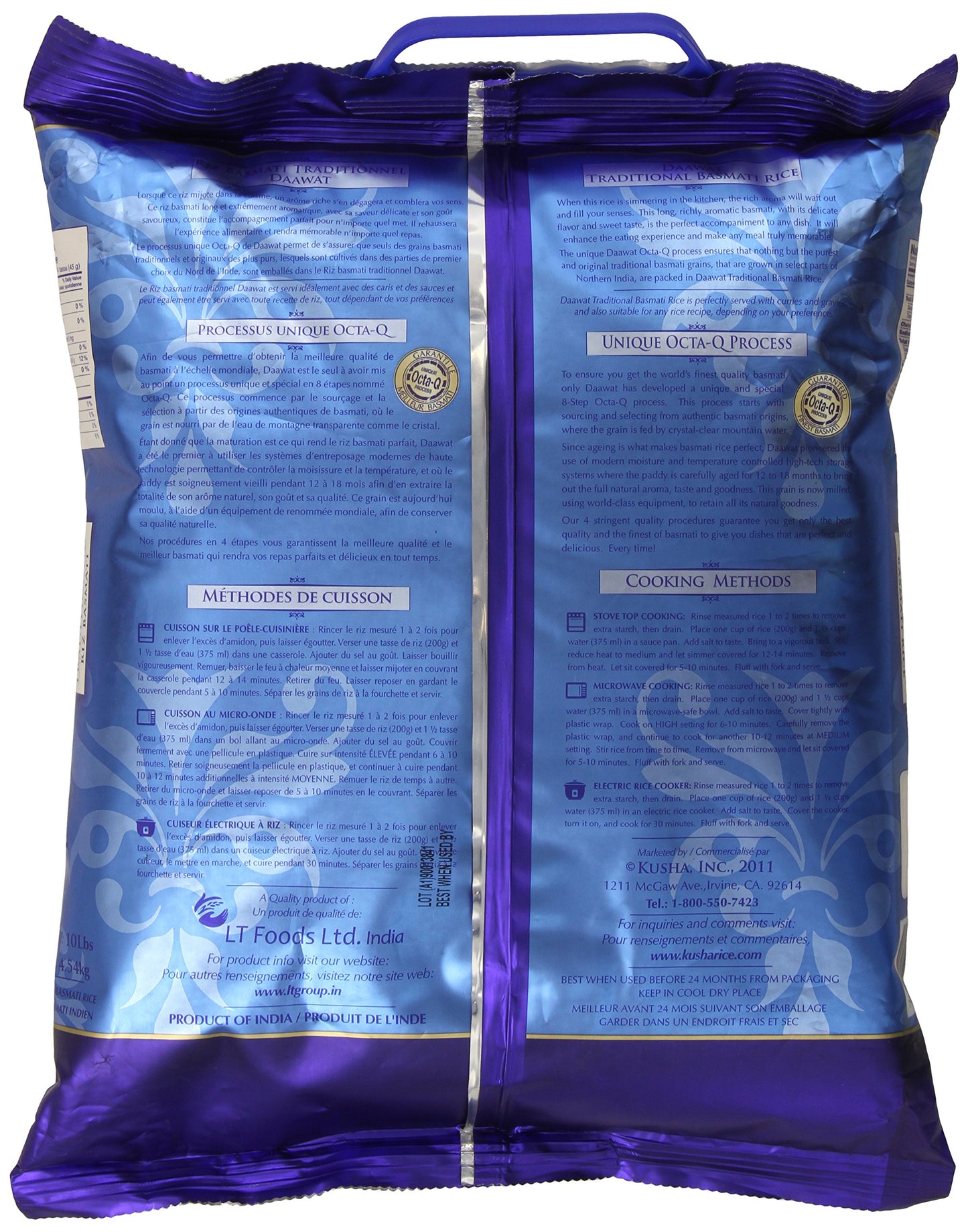 Daawat Traditional Basmati Rice, 10 Pound Packaging May Vary