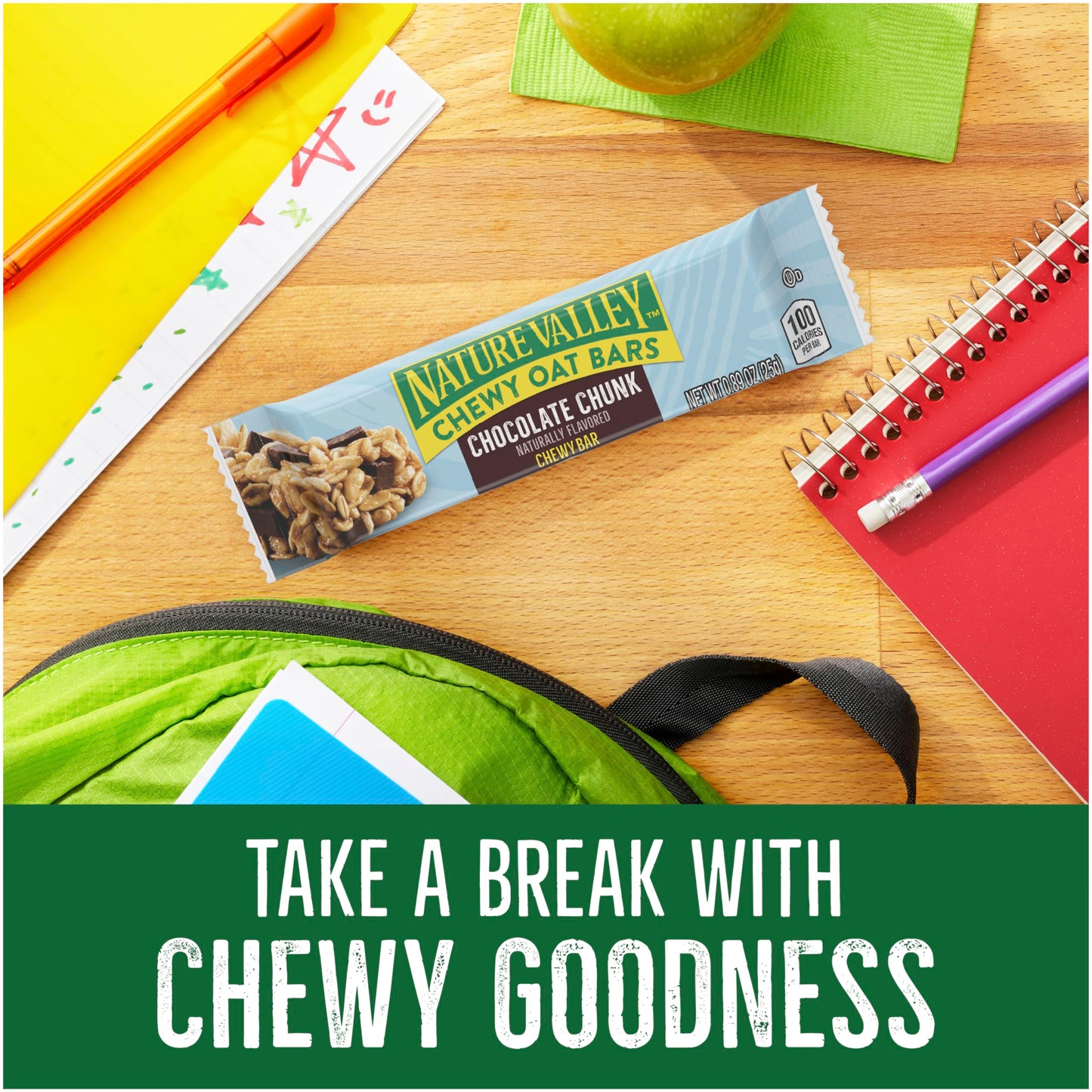 Nature Valley Chewy Granola Bars, 0.89 oz, Pack of 120