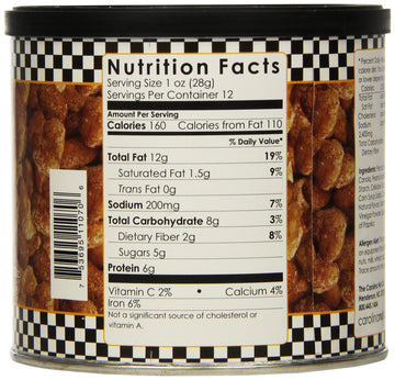 The Carolina Nut Company Peanuts, Honey Roasted Chipotle, 12 Ounce
