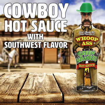 WHOOP ASS Habanero Hot Sauce - Premium Gourmet Gift - 5 oz