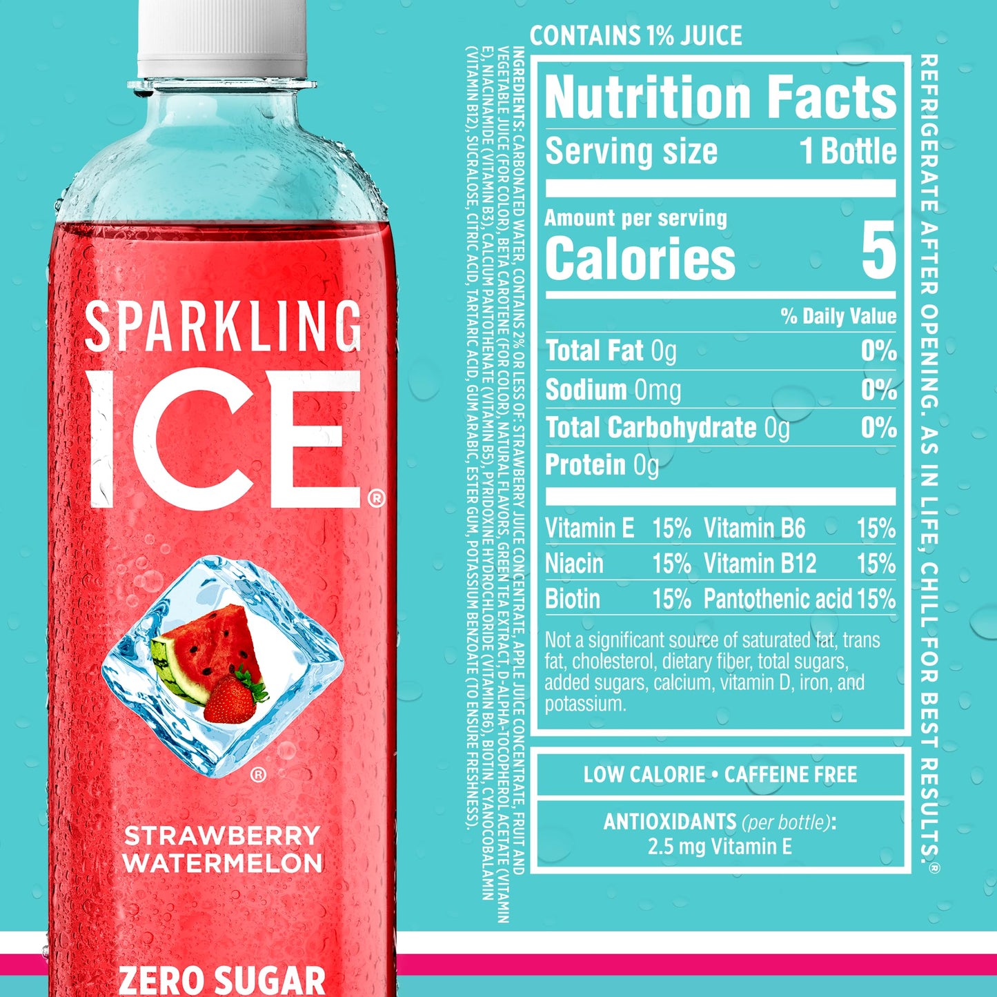 Sparkling Ice Blue Variety Pack, Zero Sugar Sparkling Water, with Vitamins and Antioxidants, 17 fl oz, 12 count (Classic Lemonad