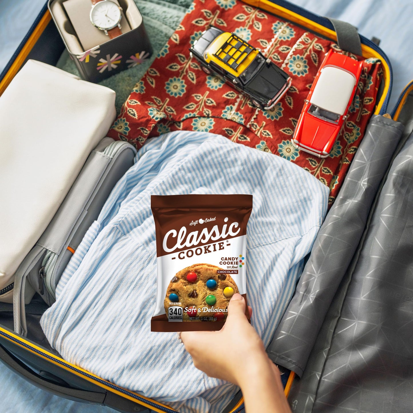 Classic Cookie, Soft Baked Cookie, Candy Cookie 3Oz, 8 Count Pack