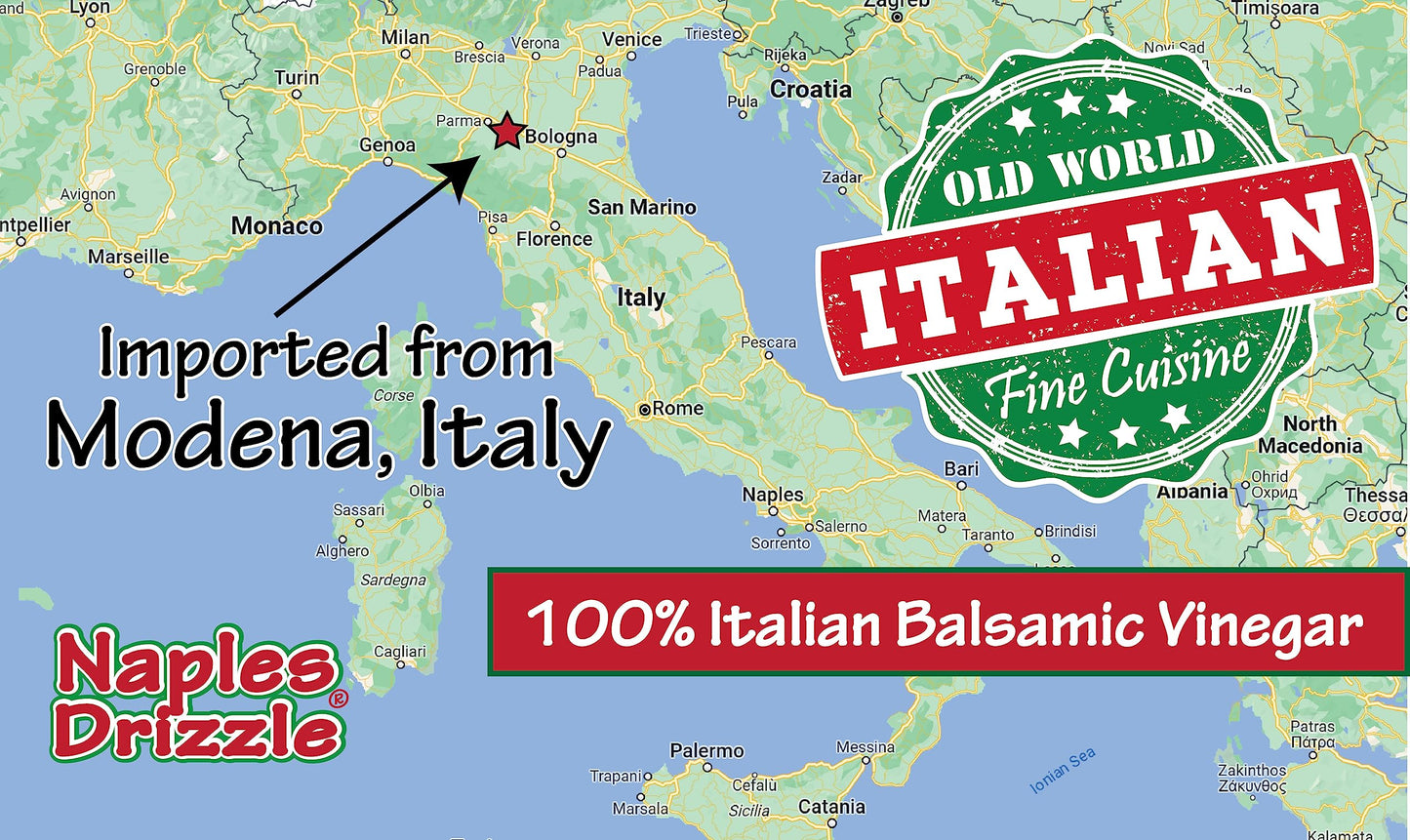 Fig - Rich, Extra Thick Balsamic Vinegar Reduction, No Added Sugar Or Thickeners, Better-Than-Glaze Balsamic Vinegar (Fig)