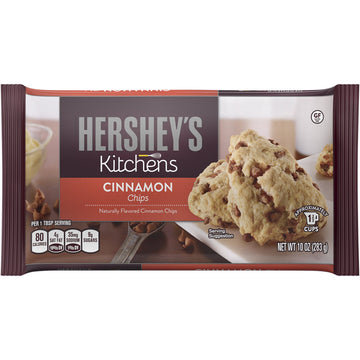 Hersheys Cinnamon Baking Chips, 10-Ounce Bag (Pack of 4)