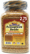 Rani Fenugreek (Methi) Seeds Whole 44oz (2.75lbs) 1.24kg Bulk PET Jar, Trigonella foenum graecum ~ All Natural | Vegan | Gluten