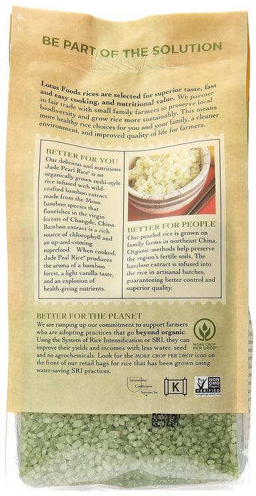 Lotus Rice - Jade Pearl - 15 OZ