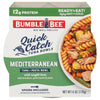Bumble Bee Quick Catch Mediterranean Pasta, Wild Caught Tuna And Pasta Bowl, 6 Oz (Pack Of 1) - Ready To Enjoy, Spork Included - 14G Protein Per Serving - No Artificial Flavors - Good Source Of Fiber